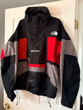 The North Face Red, Black & Gray Steep Tech Ski Pullover